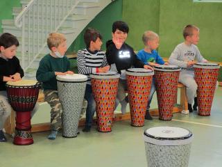 Trommelworkschop Klasse 1