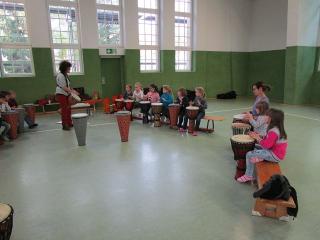 Trommelworkschop Klasse 1